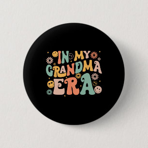 Badge Rond 5 Cm Retro Super Dans Mon Grand-Mère Fête De La Grand-M