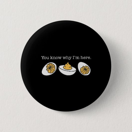 Badge Rond 5 Cm Retro Thanksgiving Dinner You Know Why I'm Here De (Devant)