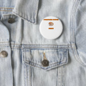 Badge Rond 5 Cm Retro Thanksgiving Turquie - Automne Moisson Desig (En situation)