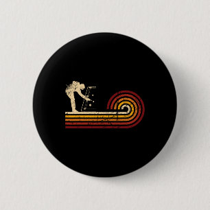 Badge Rond 5 Cm Retro Vintage Billard Jeu 8 Ll Pool Player Tour