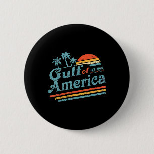 Badge Rond 5 Cm Retro Vintage Gulf Of Us America 2025 American Fla
