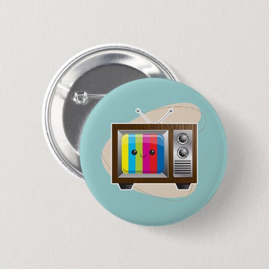 Badge Rond 5 Cm Rétro vision (Devant & derrière)