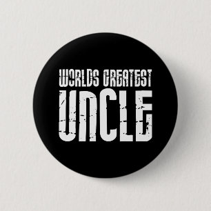 Badge Rond 5 Cm Rétros oncles frais vintages : Le plus grand oncl
