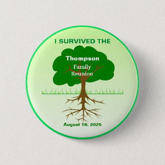 Badge Rond 5 Cm Réunion de famille I Survié Garde de fête