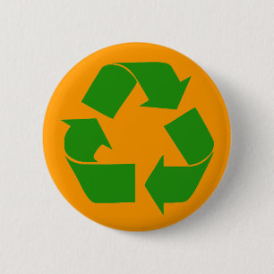 Badge Rond 5 Cm Réutilisation du Pin