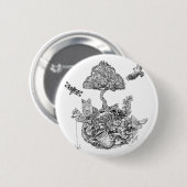 Badge Rond 5 Cm Réutilisez (Devant & derrière)