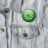 Badge Rond 5 Cm Réutilisez (En situation)