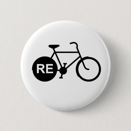 Badge Rond 5 Cm Réutilisez (Devant)