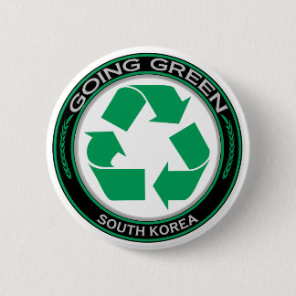 Badge Rond 5 Cm Réutilisez la Corée du Sud