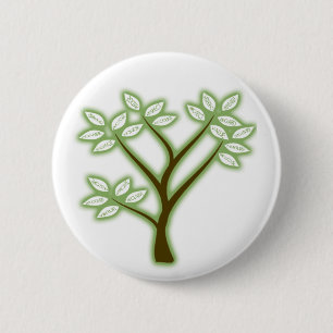 BADGE ROND 5 CM RÉUTILISEZ L'ARBRE DE MOT
