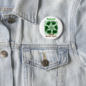 Badge Rond 5 Cm Réutilisez le bouton (En situation)