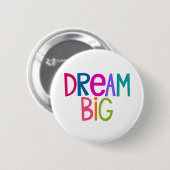 Badge Rond 5 Cm Rêve coloré Big (Devant & derrière)