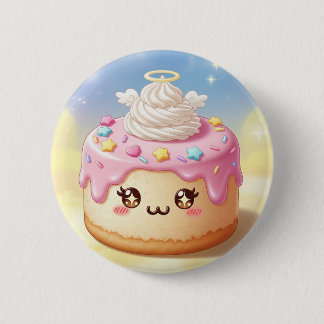 Badge Rond 5 Cm Rêve de baie de nuages