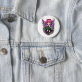 Badge Rond 5 Cm Rêve de fée (En situation)
