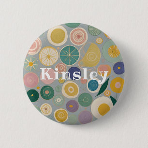 Badge Rond 5 Cm Rêve Kaleidoscope personnalisé