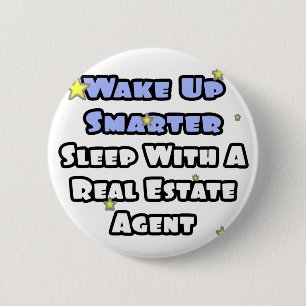 Badge Rond 5 Cm Réveillez-vous plus intelligemment...Dormez avec u