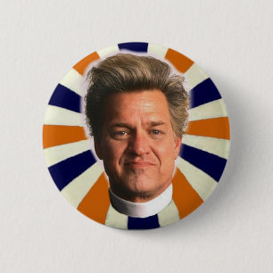 Badge Rond 5 Cm Révérend Billy Talen pour maire Pin de NYC