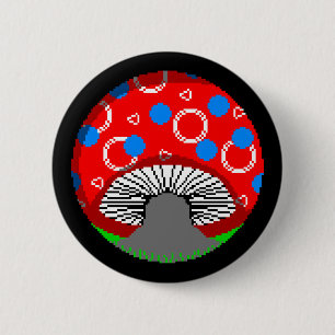 Badge Rond 5 Cm Rêverie mycotique