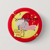 Badge Rond 5 Cm Rêves sucrés et tartes (Devant)