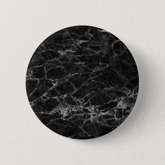 Badge Rond 5 Cm Revêtement en pierre de marbre noir (Devant)