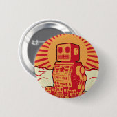 Badge Rond 5 Cm Révolution de robot (Devant & derrière)
