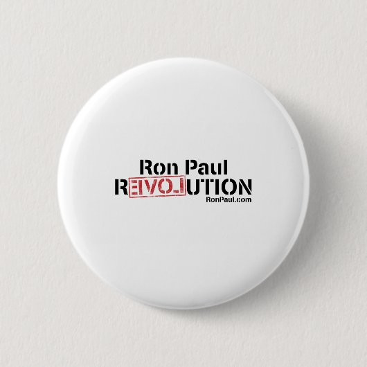 Badge Rond 5 Cm Révolution de Ron Paul (Devant)