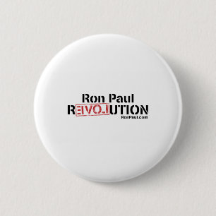 Badge Rond 5 Cm Révolution de Ron Paul
