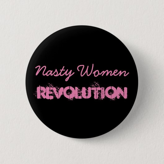 Badge Rond 5 Cm Révolution méchante de femmes (Devant)