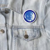 BADGE ROND 5 CM RFK (En situation)