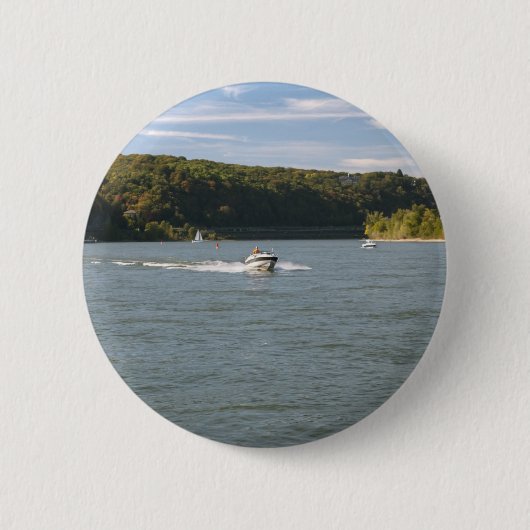 Badge Rond 5 Cm Rhin (Devant)