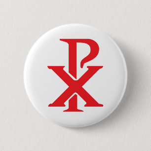 Badge Rond 5 Cm Rho catholique de Chi