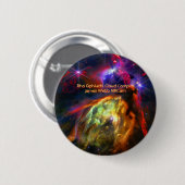 Badge Rond 5 Cm Rho Ophiuchi Cloud Complex - James Webb NIRCam (Devant & derrière)