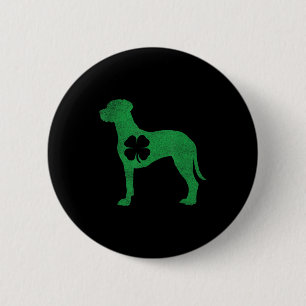 Badge Rond 5 Cm Rhodesian Ridgeback -trèfle St. Fête de la Saint-P