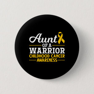 Badge Rond 5 Cm Ribbon Cancer Fighter Tunt Childhood Cancer Award