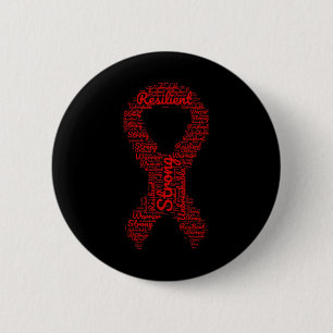 Badge Rond 5 Cm Ribbon du mois de sensibilisation à l'neurysme ave