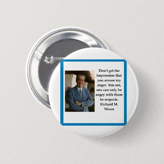 Badge Rond 5 Cm richard, milhon, nixon, président, gop, conservate (Devant & derrière)