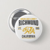 Badge Rond 5 Cm Richmond (Devant & derrière)