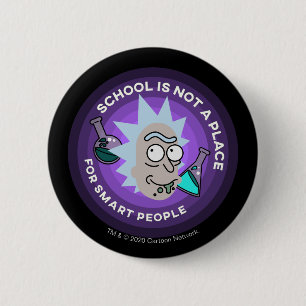 Badge Rond 5 Cm RICK ET MORTY™   Motif des patchs d'espace externe