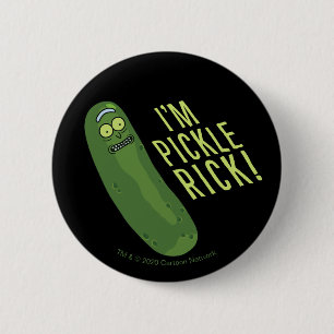 Badge Rond 5 Cm RICK ET MORTY™  Retourner Le Jeu