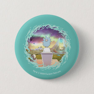 Badge Rond 5 Cm RICK ET MORTY™   Rick's Private Place