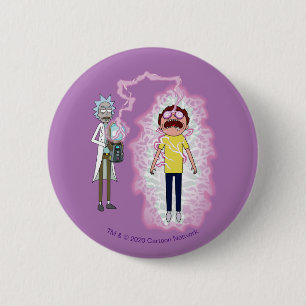 Badge Rond 5 Cm RICK ET MORTY™   You Live With The Consequences