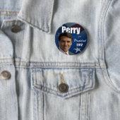 Badge Rond 5 Cm Rick Perry 2012 (En situation)