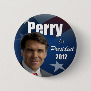 Badge Rond 5 Cm Rick Perry 2012