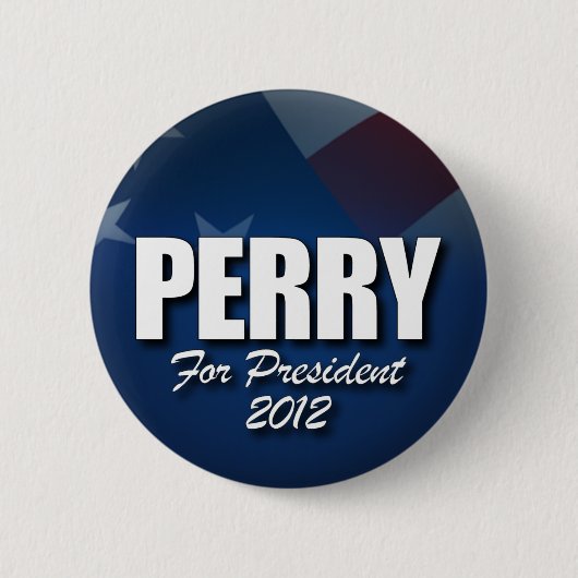 Badge Rond 5 Cm Rick Perry 2012 (Devant)