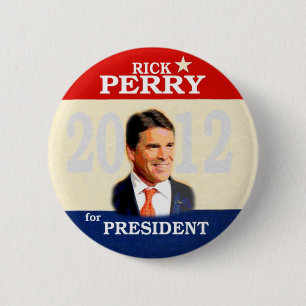 Badge Rond 5 Cm Rick Perry 2012