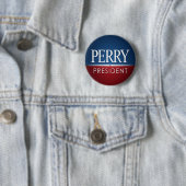 Badge Rond 5 Cm Rick Perry 2012 (En situation)