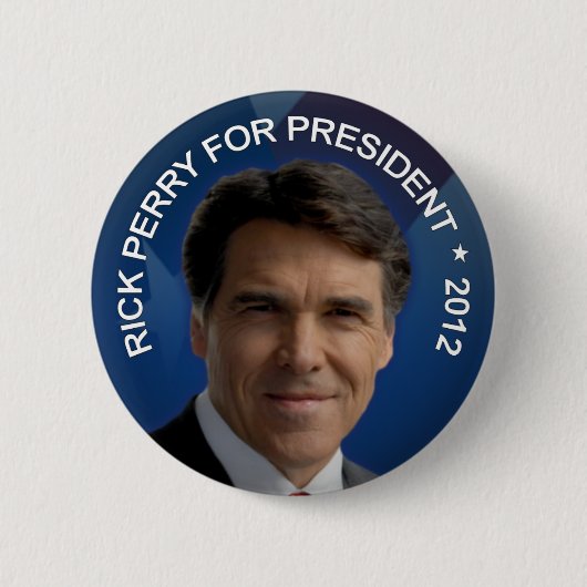Badge Rond 5 Cm Rick Perry 2012 (Devant)
