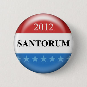 Badge Rond 5 Cm Rick Santorum 2012