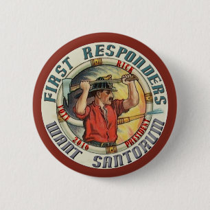 Badge Rond 5 Cm Rick Santorum pour le président 2016
