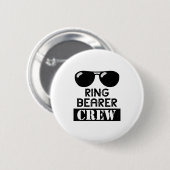 Badge Rond 5 Cm Ring Bearer Crew Ring Wedding Party Sungl Security (Devant & derrière)